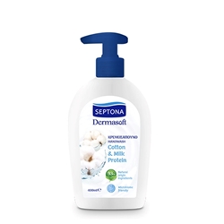 Εικόνα της Septona Dermasoft Kρεμοσάπουνο Cotton  - Milk Protein 400ml