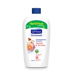 Εικόνα της Septona Dermasoft Kρεμοσάπουνο Almond - Tea Rose 750ml