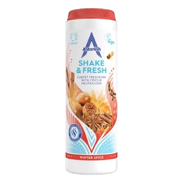 Εικόνα από Astonish Shake & Fresh Κανέλλα 350gr Σκόνη φρεσκαρίσματος χαλιών