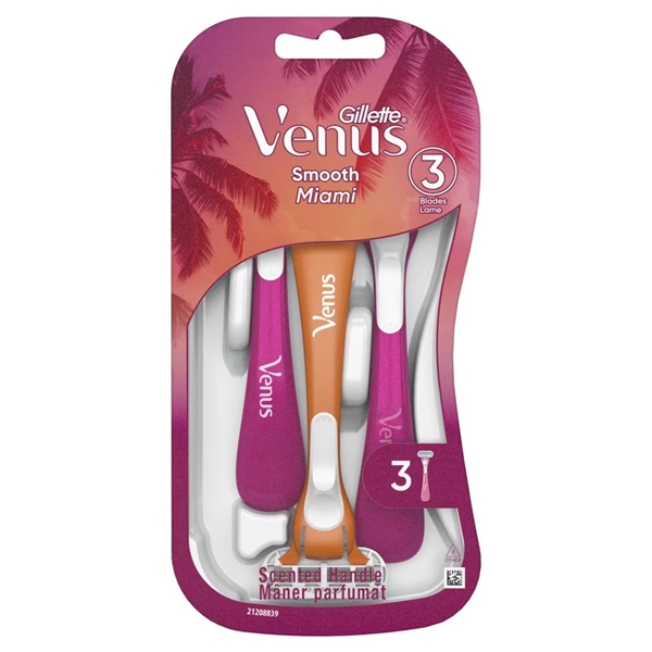 Εικόνα από Gillette Venus Miami Vibes Ξυραφάκια Μιας Χρήσης 3 Τεμαχίων