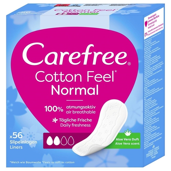 Εικόνα από Carefree Σερβιετάκι Aloe Vera 56 Τμχ