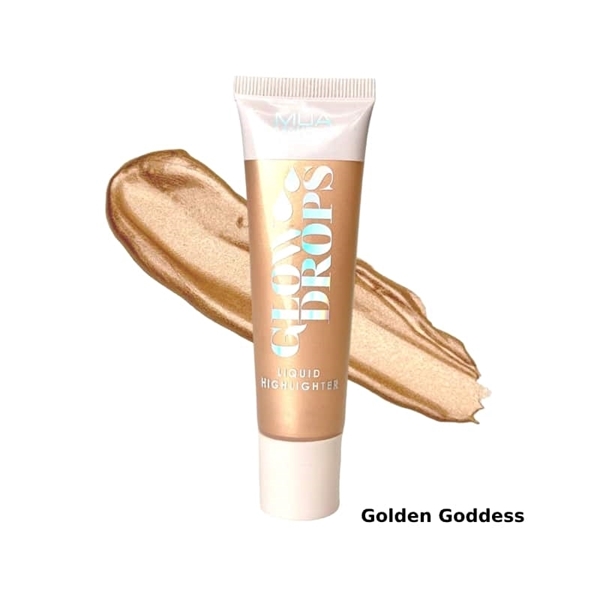 Εικόνα από Mua Makeup Academy Glow Drops Liquid Highlighter - Golden Goddess 30ml