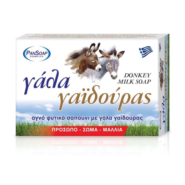 Εικόνα από PanSoap φυτικό σαπούνι με Γάλα Γαϊδούρας 120gr.
