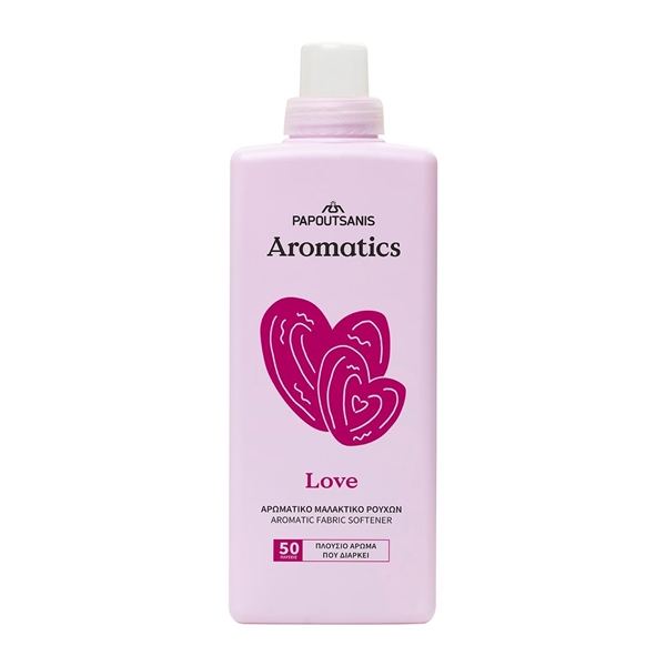 Εικόνα από Papoutsanis Aromatics  love Μαλακτικό Ρούχων, 50μεζούρες (1000ml)