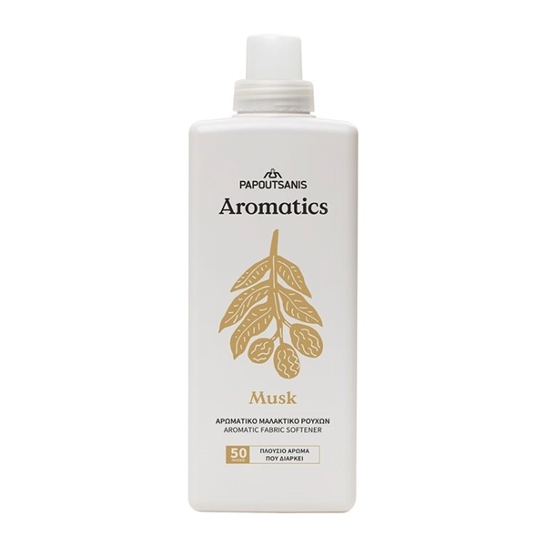 Εικόνα από Papoutsanis Aromatics  musk Μαλακτικό Ρούχων, 50μεζούρες (1000ml)