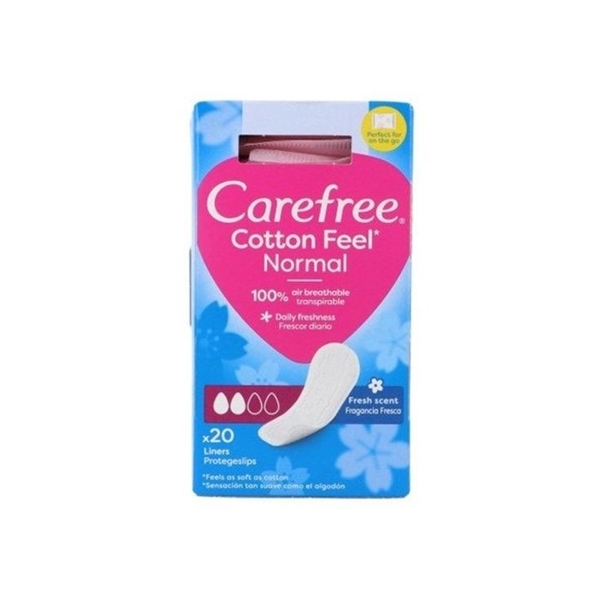 Εικόνα από Carefree Σερβιετάκι Ατομική Συσκευασία Cotton Feel normal 20Τμχ