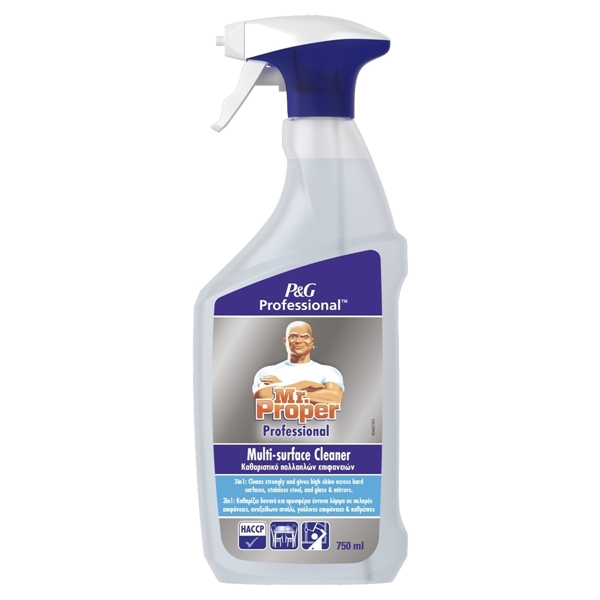 Εικόνα από Mr Proper Professional Spray Καθαριστικό Eιδών Yγιεινής 3σε1 750ml