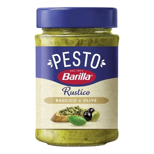Εικόνα από Barilla σάλτσα έτοιμη pesto/ basilico e olive 200gr