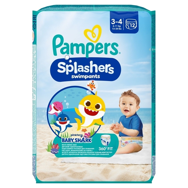 Εικόνα από Pampers Splashers Νο 3-4 (6-11kg) Συσκ.12 Tεμχαίων cp