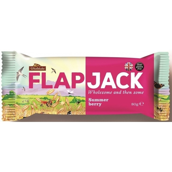 Εικόνα από Wholebake Μπάρα Flapjack / Βρώμης Summer Berry 80gr