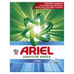 Εικόνα της Ariel Σκόνη Πλυντηρίου Alpine 45 Μεζούρες