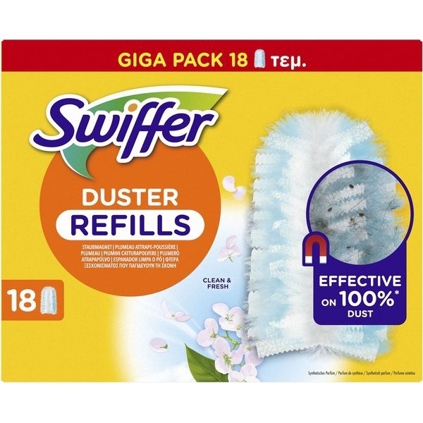 Εικόνα από Swiffer Dusters Fresh Αντ/κα για Ξεσκόνισμα 18 Tεμαχίων Mega