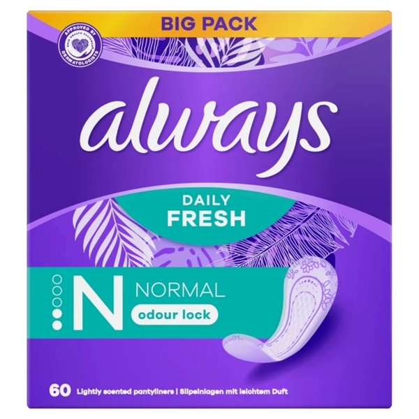 Εικόνα από Always Σερβιετάκια  Daily Fresh Normal  60 Τεμαχίων