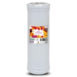 Εικόνα της Clever Casa Κερί Αφιέρωσης Τ50. Άσπρο 48 Ωρών