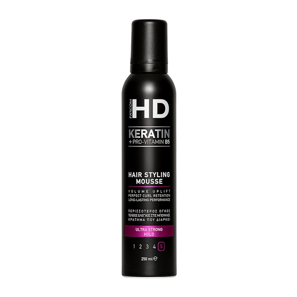 Εικόνα από Farcom HD Keratin Hair Styling Mousse Ultra Strong Hold 250ml