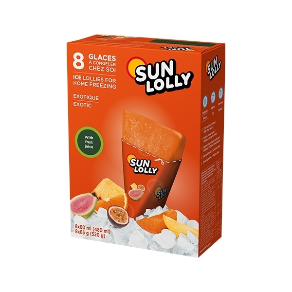 Εικόνα από Sun Lolly Γρανίτα Exotic σε Φακελάκια  8x60ml
