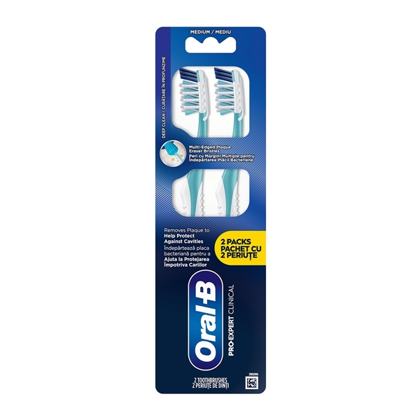 Εικόνα από Oral-B Oδοντόβουρτσα Pro Expert Clinical 35 Mέτρια 2 Tεμάχια