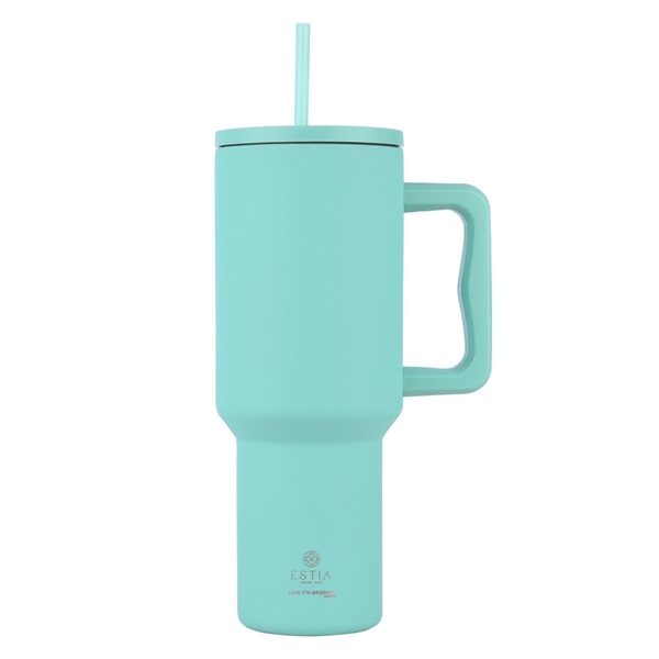 Εικόνα από Estia Θερμος Straw Tumbler XL Save The Aegean Bermuda Green 1200 ml