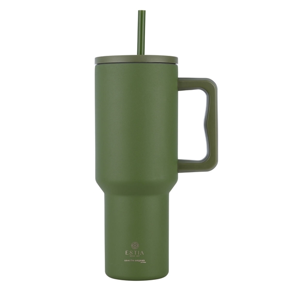 Εικόνα από Estia Θερμος Straw Tumbler XL Save The Aegean Forest Spirit 1200 ml
