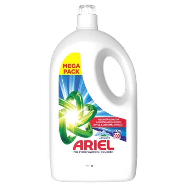 Εικόνα από Ariel Υγρό Πλυντηρίου Αlpine 100 Μεζούρες 4500ml