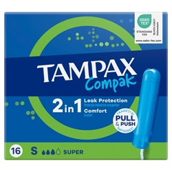 Εικόνα της Tampax Compak Super 16 Tεμαχίων