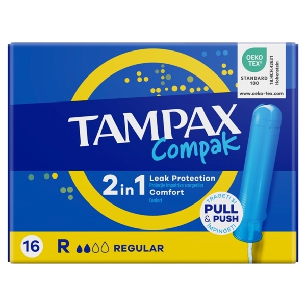Εικόνα από Tampax Compak Regular 16 Τεμαχίων