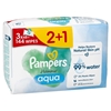 Εικόνα από Pampers Harmonie Aqua Μωρομάντηλα με 99% Νερό, χωρίς Οινόπνευμα & Άρωμα 3x48τμχ