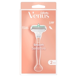 Εικόνα της Gillette Woman Mηχανή Venus Smooth Sensitive Pink (Mηχανή +2 Aνταλλακτικά)
