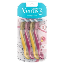 Εικόνα της Gillette Venus 3 Dragonfruit Ξυραφάκια Μιας Χρήσης με 3 λεπίδες 4τμχ
