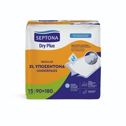 Εικόνα της Septona Dry Plus 90 x 180cm Υποσέντονα 15τμχ