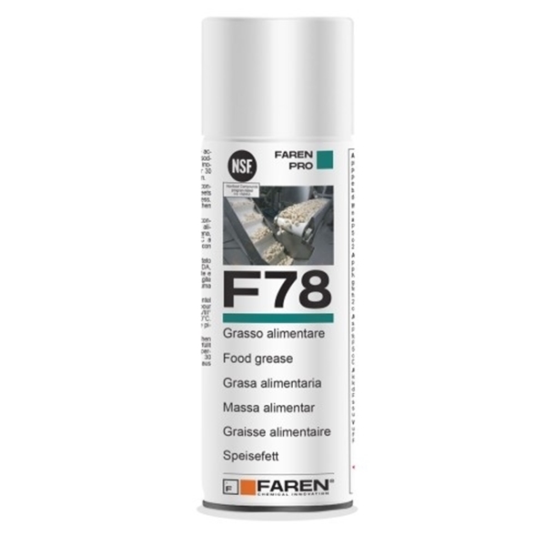 Εικόνα από Faren F78 Spray Γράσο Κατάλληλο σε εφαρμογές με πιθανή επαφή με τρόφιμα 400 ml