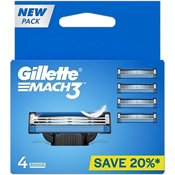 Εικόνα από Gillette Aνταλλακτικά Mach3 4 Τεμαχίων
