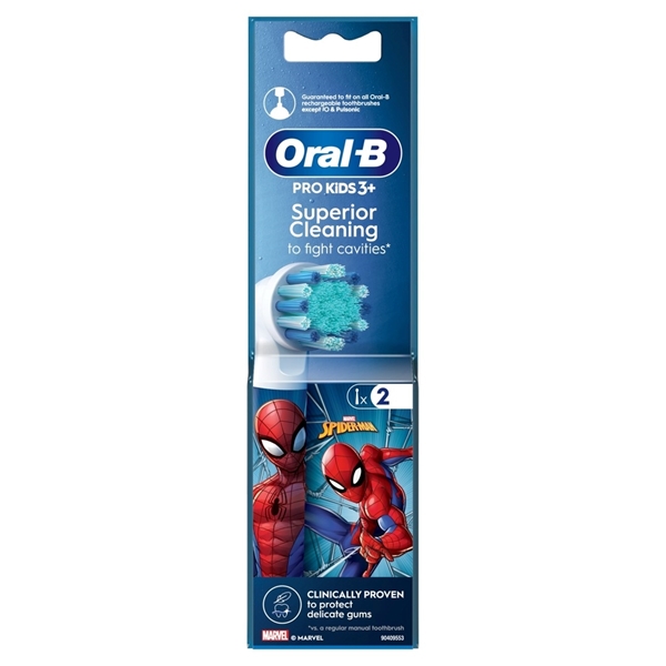 Εικόνα από Oral-B Aνταλλακτικά Stages Power Kids Spiderman για Hλεκτρική Oδοντόβουρτσα 2 Tεμάχια