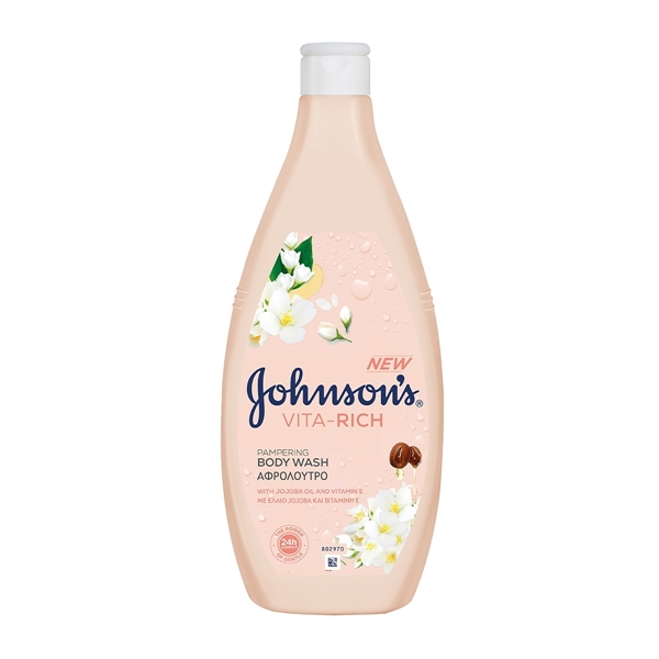 Εικόνα από Johnson's Αφρόλουτρο Vita-Rich με Έλαιο Jojoba & Βιταμίνη Ε 750ml