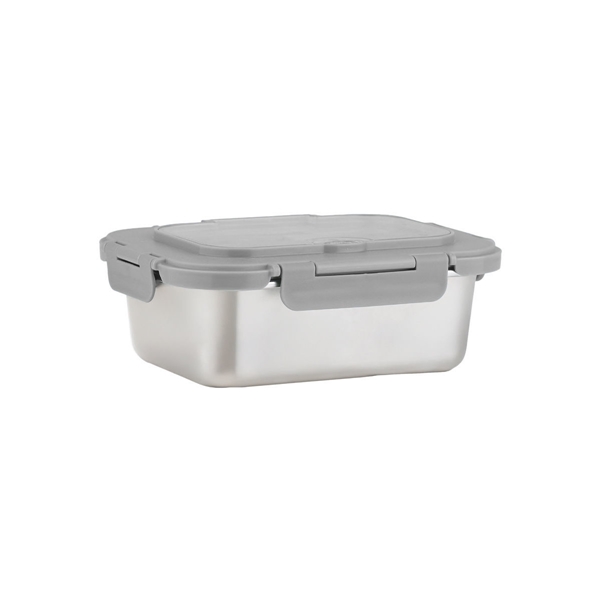 Εικόνα από Estia Lunch Box Φαγητοδοχειο Ανοξειδωτο 1200ml με Κουταλι, Πιρουνι & Διαχωριστικο