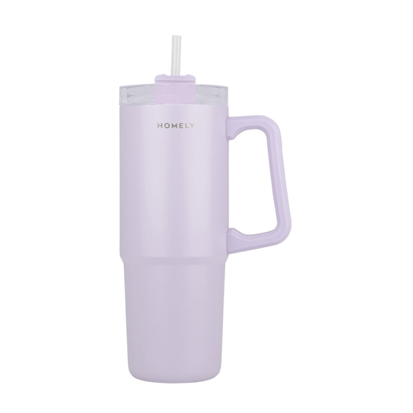 Εικόνα από Estia Θερμος Homely Straw Tumbler XL Lavender Fog 900 ml