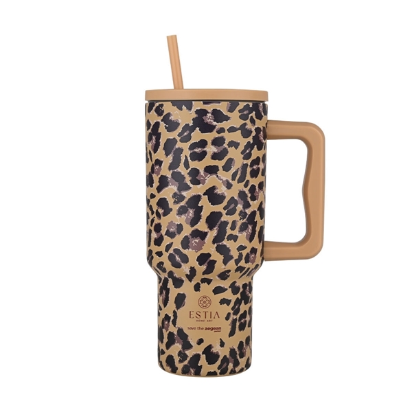 Εικόνα από Estia Θερμος Straw Tumbler XL Save The Aegean Spotted Prowl  900 ml