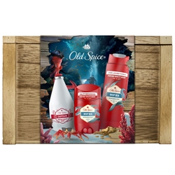Εικόνα της Old Spice Deep Sea Stick 50ml+Sh.Gel 250ml+A/S Captain 100ml+Ξύλινο κουτί