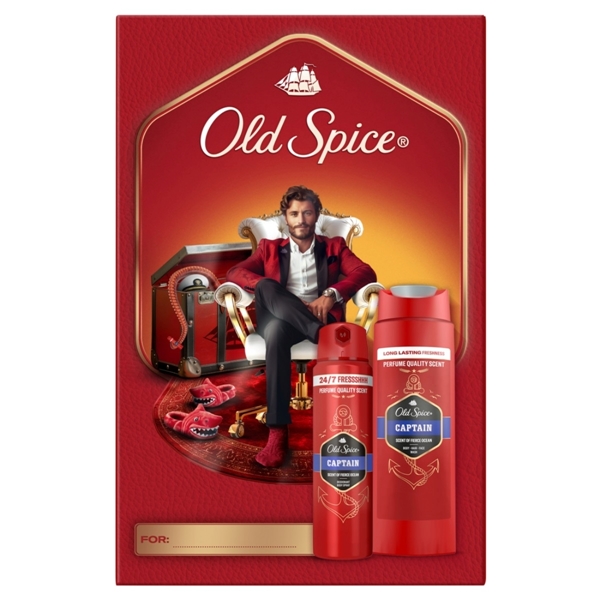 Εικόνα από Old Spice Captain Deo Spray 150ml+2-1 Shower Gel +Shampoo 250ml