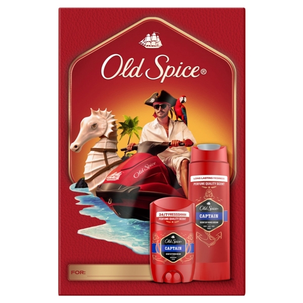 Εικόνα από Old Spice Captain Stick 50ml+2-1 Shower Gel +Shampoo 250ml
