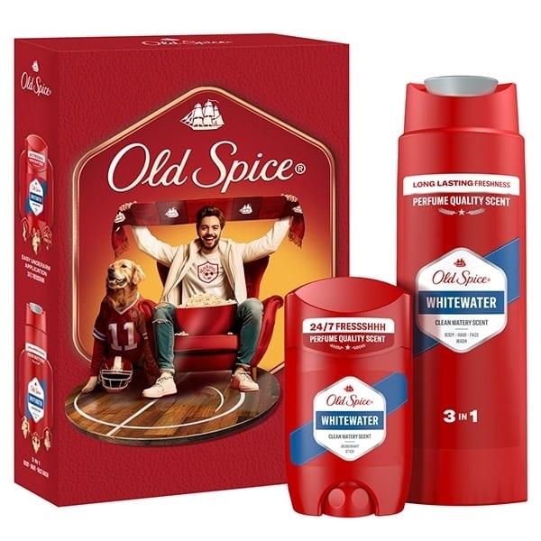 Εικόνα από Old Spice White Water Stick 50ml+2-1 Shower Gel +Shampoo 250ml