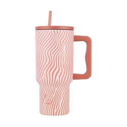 Εικόνα της Estia Θερμος Straw Tumbler XL Save The Aegean Soft Ripple  900 ml