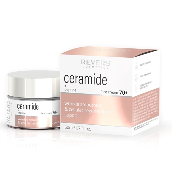 Εικόνα από Revers Cosmetics  Κρέμα προσώπου με με ceramides & πεπτίδια 70+  50ML