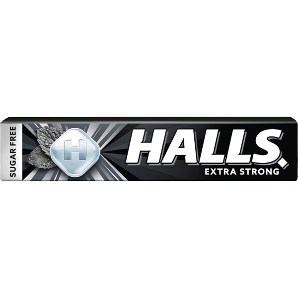 Εικόνα από Halls Καραμέλες Extra Strong Χωρίς Ζάχαρη 32gr