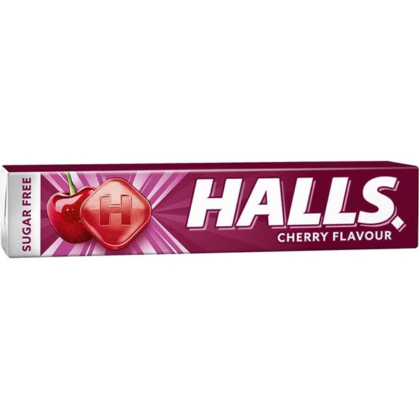 Εικόνα από Halls Καραμέλες με Γεύση Κεράσι Χωρίς Ζάχαρη 32gr