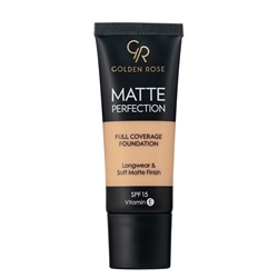 Εικόνα της Golden Rose Matte Perfection Full Coverage Foundation SPF15 C5 35ml