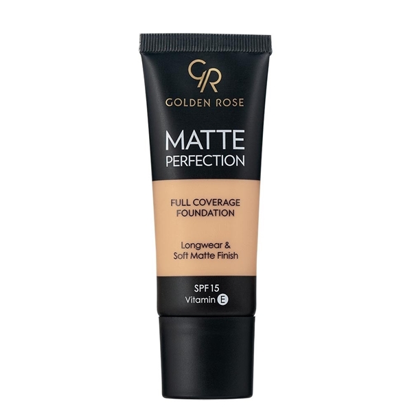 Εικόνα από Golden Rose Matte Perfection Full Coverage Foundation SPF15 C5 35ml