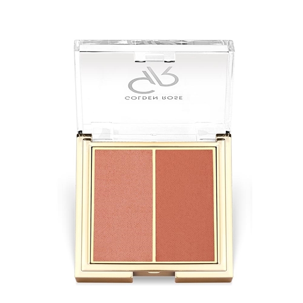 Εικόνα από Golden Rose Iconic Blush Duo 02 Peachy Coral 6gr