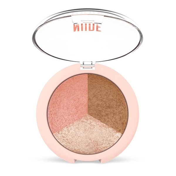 Εικόνα από Golden Rose Nude Look Baked Trio Face Powder 9.5gr