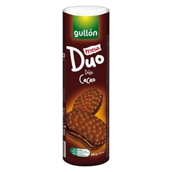 Εικόνα της Gullon Μπισκότα Mega Duo με Γέμιση Σοκολάτα Double 500gr